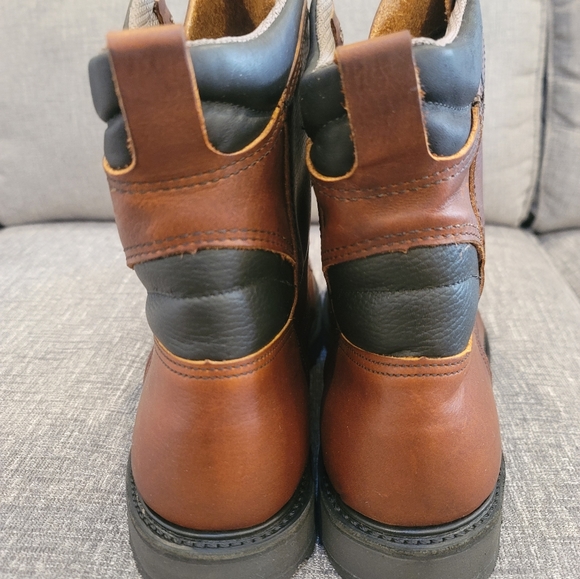 Red Wing Work Boots 2264 Brown Leather Safety Toe Mens Size 15 D - Picture 4 of 11